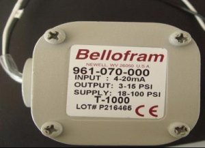 <b>Bellofram T1000电气转换器</b>